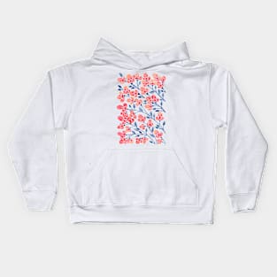 melon blue cherry blossoms Kids Hoodie